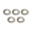 VT-703 BEZEL FOR FIRE RATED DOWNLIGHT PUSH & LOCK-SATIN NICKEL IP20 5PCS/PACK