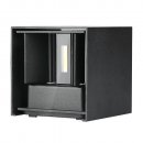 VT-759 5W-WALL LAMP WITH BRIDGELUX CHIP COLORCODE:3000K BLACK SQUARE