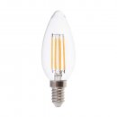 VT-2327 6W CANDLE FILAMENT BULB-CLEAR COVER COLORCODE:6500K E14(130LM/WATT)