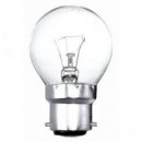 60w Incandescent Golfball Bulb Clear BC-B22