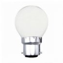 60w Incandescent Golfball Bulb Opal BC-B22