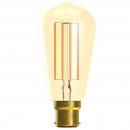 4W LED Vintage Squirrel Cage - BC, Amber, 2000K