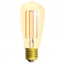 4W LED Vintage Squirrel Cage - ES, Amber, 2000K