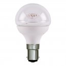 4W LED 45mm Dimmable Round Ball Clear - SBC, 2700K