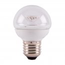 4W LED 45mm Round Ball Clear - ES, 2700K