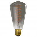 4W LED Vintage Soft Coil Squirrel Cage Dimmable - ES, Gunmetal, 1800K