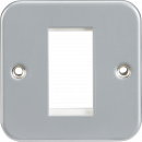 Metal Clad 1G Modular Faceplate