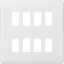 Curved edge 8G grid faceplate