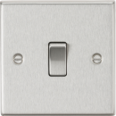 20A 1G DP Switch - Square Edge Brushed Chrome