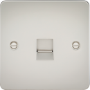 Flat Plate Telephone master socket -pearl