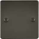 Flat Plate 1G blanking plate - gunmetal