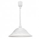 Pendant Light Plastic White / Glass Alabaster White - ALESSANDRA