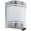 Wall Light Stainless Steel Stainless Steel / Satin Glass White - CERNO