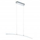 Pendant Light Aluminium, Steel Chrome / Plastic White - LASANA