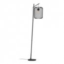 Floor Light Steel Black - WRINGTON