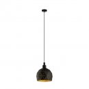 Pendant Light Steel Black, Gold - ROCCAFORTE