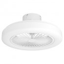 Ceiling Fan & Light ABS White / Acrylic Milky - ORTONA