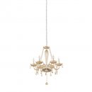 Pendant Light Steel Chrome / Glass Cognac - BASILANO