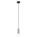 Pendant Light Steel Anthracite / Terrazzo Grey - GIACONECCHIA