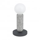 Table Light Steel Anthracite / Terrazzo Grey - GIACONECCHIA