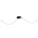 Ceiling Light Steel Black / Plastic White, Black - BANDERILLAS