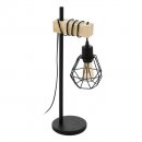 Table Light Steel, Wood Black, Brown - TOWNSHEND 5