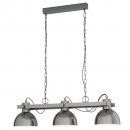 Pendant Light Steel Nickel-antique, Creme - LUBENHAM 1