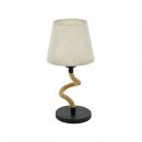 Table Light Steel Black / Fabric Creme - RAMPSIDE