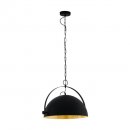 Pendant Light Steel Black, Gold - COVALEDA 1