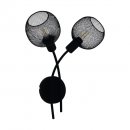 Wall Light Steel Black - WRINGTON 1