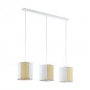 Pendant Light Steel White / Paper, Seagrass White, Brown - ARNHEM