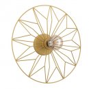 Wall / Ceiling Light Steel Gold - CASTANUELO