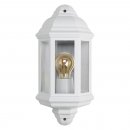 Retro Half Lantern White (lamp not included)