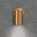 Luna GU10 Wall Light - Fixed Single, Copper, IP65