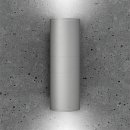 Luna Grande GU10 Wall Light - Fixed Up/Down, Grey, IP65