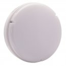 14W Utilita LED Bulkhead, Round Emergency - White w/Opal Bezel