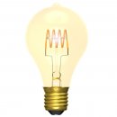 4W LED Vintage Soft Coil Horizontal Filament GLS - ES, Amber, 1800K