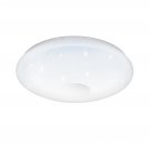 Wall / Ceiling Light Steel White / Plastic With Crystal Effect White - VOLTAGO 2