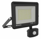 Rhine II 50W LED Floodlight With PIR, 3000K