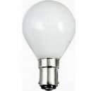 40w Incandescent Golfball Bulb Opal SBC-B15