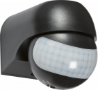 IP44 180° Mini PIR Sensor - Black