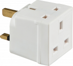 13A 2-Way Mains Unfused Adaptor