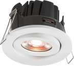 230V IP20 8W Fire-Rated Valknight Tilt LED Downlight 4000K