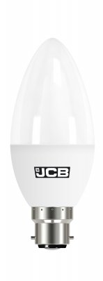 JCB LED Candle B22 (BC) 470lm 4.9W 3,000K (Warm White), Blister Of 1