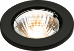 IP20 12V 50W max. L/V Matt Black Downlight with Bridge