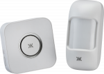 Wireless plug in motion activated chime system