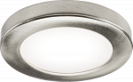 UNDKIT Single 2.5W LED Dimmable Under Cabinet Light in Brushed Chrome - 4000K