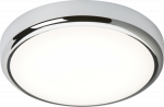 230V IP65 14W CCT Adjustable LED Bulkhead C/W Chrome Trim