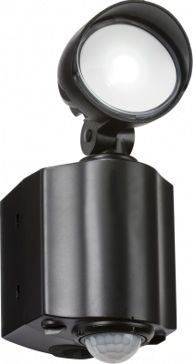 230V IP55 LED Security Spotlight - Black