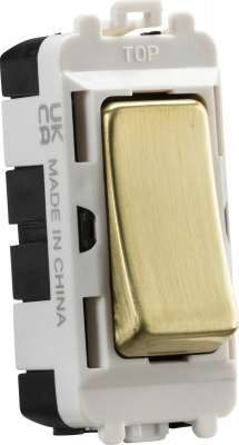 20AX intermediate module - brushed brass